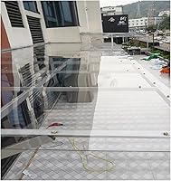 Vista 4 de Hoja de plástico acrílico transparente, hoja de plástico de policarbonato, cubierta de toldo de pérgola transparente, tablero de resistencia de PC