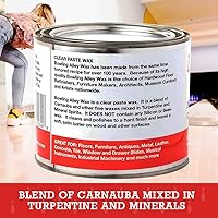 Vista 3 de Bowling Alley Wax, Clear Paste, 16 oz. Can - Surface Protection Wax for Polishing & Cleaning
