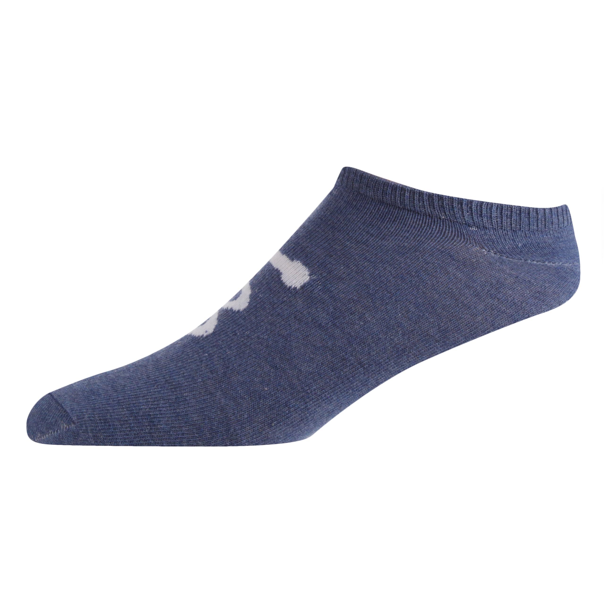 Lee Damskie skarpetki do kostki w kolorze denim/biały/szary, niski stan, designerskie skarpety do trenera, miękka, oddychająca mieszanka bawełny, rozmiar 4-7, opakowanie zbiorcze 3 szt,