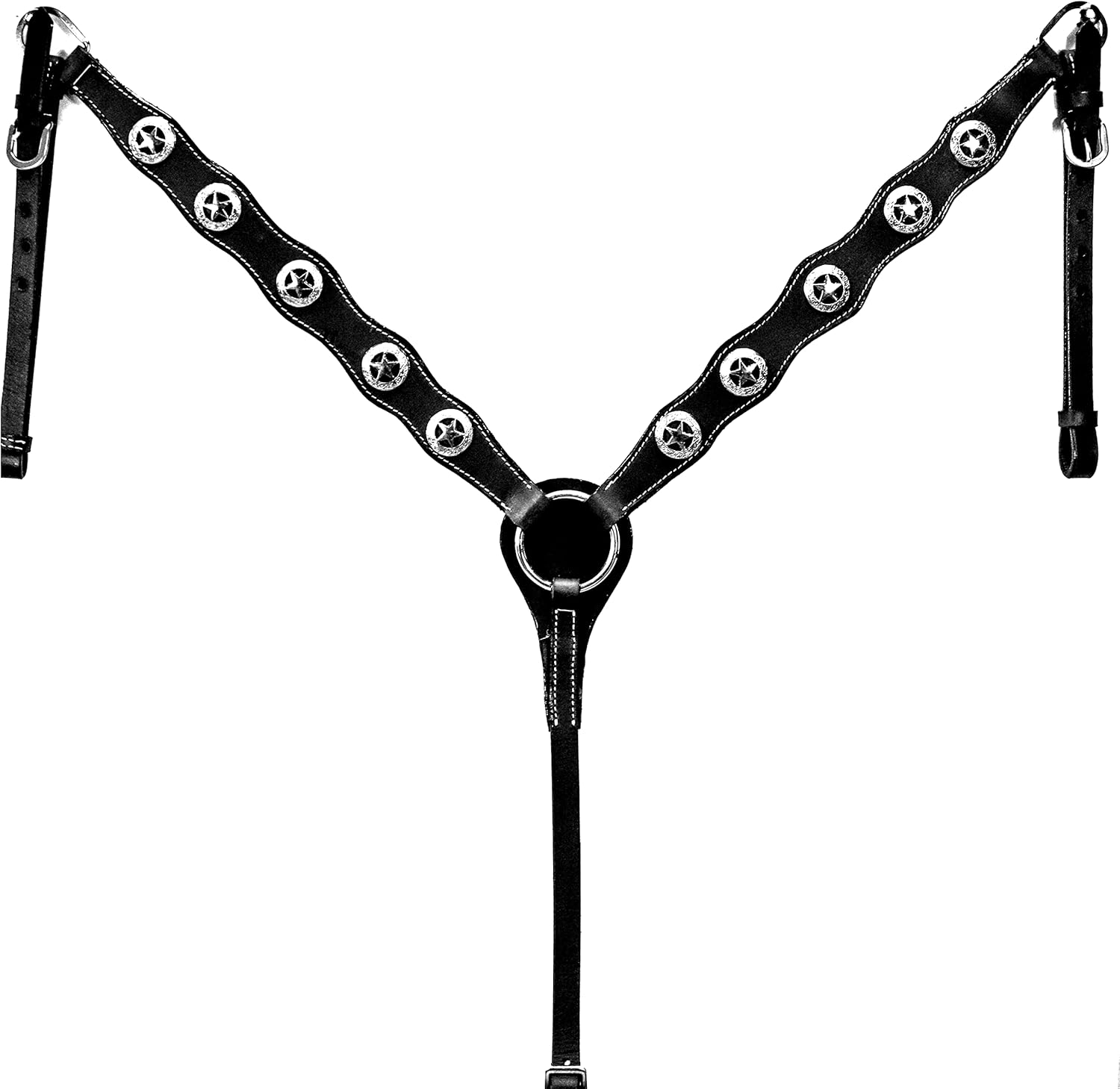Deen, Enterprises Western Premium Leather Hand Carved Tooled Equestrian Trail Tack Set Headstall, Breast Collar & Reins Size Full : Sports & Outdoors