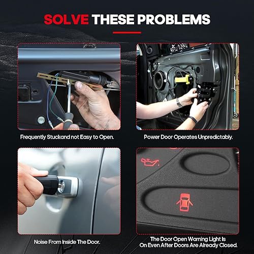 Miniatura 4 de CCIYU Actuador de bloqueo de puerta lateral de accionamiento delantero izquierdo compatible con Cadillac CTS 2008-2014 Actuadores de cerradura de