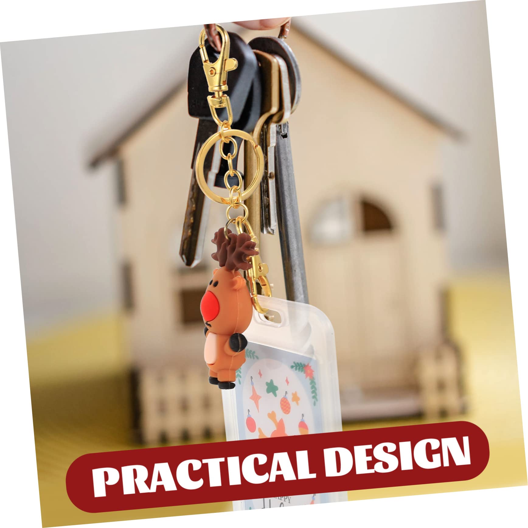 STOBOK 10stücke Mit Niedlichem Design Wasserdichte Transparente Kartenhülle Für Schüler Und Mitarbeiterausweise Für Schule Büro Und Mit Charmanten Motiven Elch