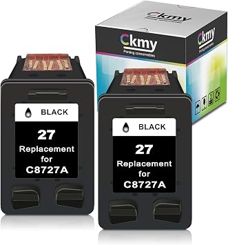 Amazon.com: CKMY - Cartucho de tinta remanufacturado de repuesto para HP 27  Twin Black Tintas utilizadas para DeskJet 3520, 3650, 3845, 3550, 3420,  3745, 3847, OfficeJet 5610, 4315, 5600, PSC 1315, 1310, 2200 y 34 20 37  Impresora 45 (1 Negro) : Todo lo 