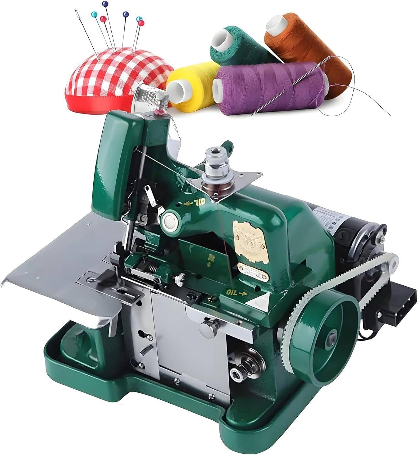 Pearl Drilling Machine,Overlock Machine,Sewing Machine,3000 Stitches Per Minute Overlock Sewing Machine,Per Minute,Sergers & Overlock Machines Suitable Green