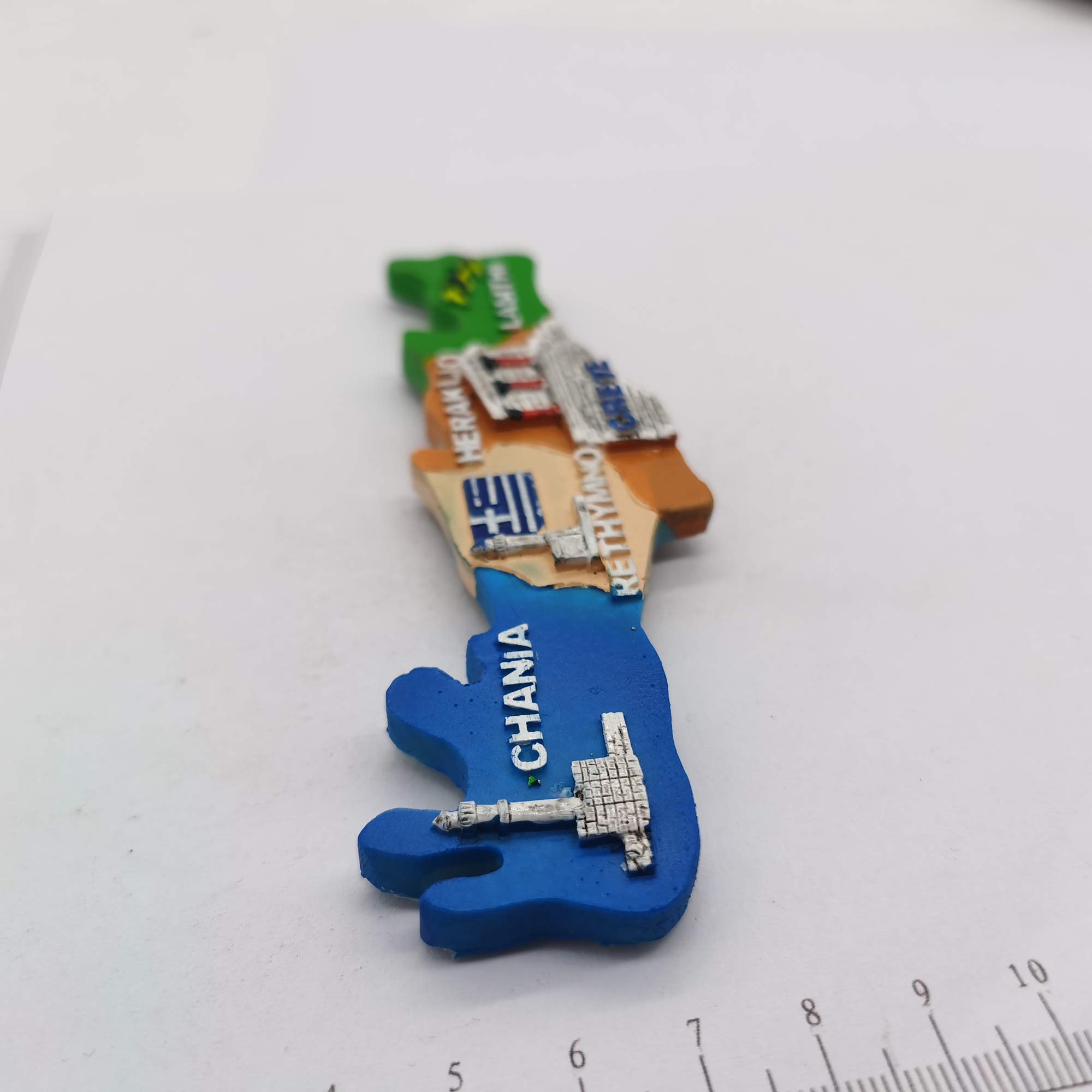 San Marino - Magnete da frigorifero 3D per souvenir da viaggio, decorazione per frigorifero, collezione artigianale dipinta a mano
