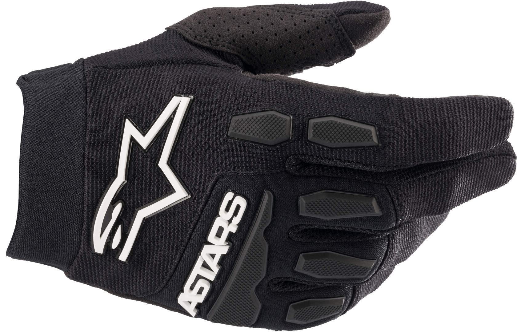 Alpinestars Youth Full Bore Gloves Black White 2Xs 3543622-10-XXS