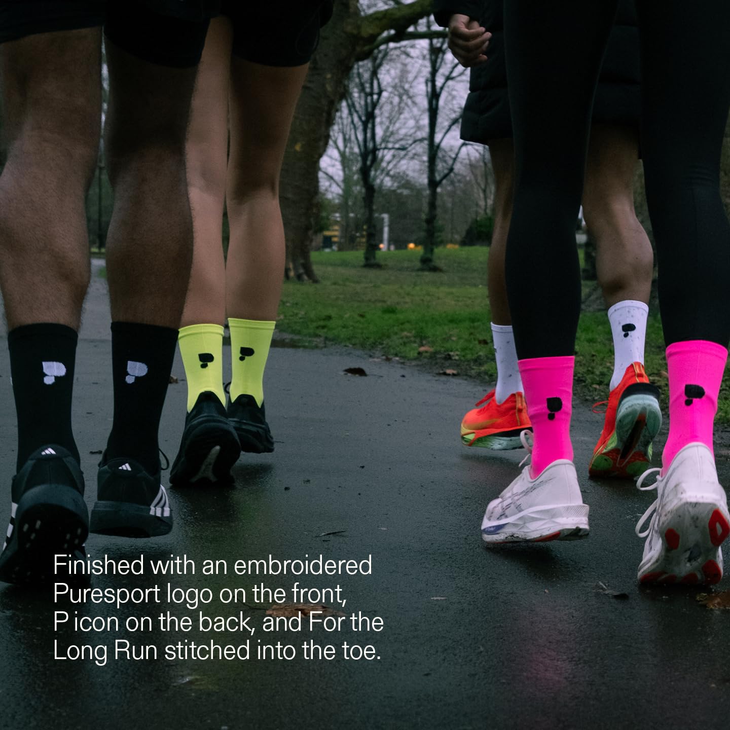 Puresport Performance Running Socks, Moisture-Wicking Training Socks with Subtle Compression for Women & Men, Ideal for Long-Distance Running, Gym & Hyrox — view 7