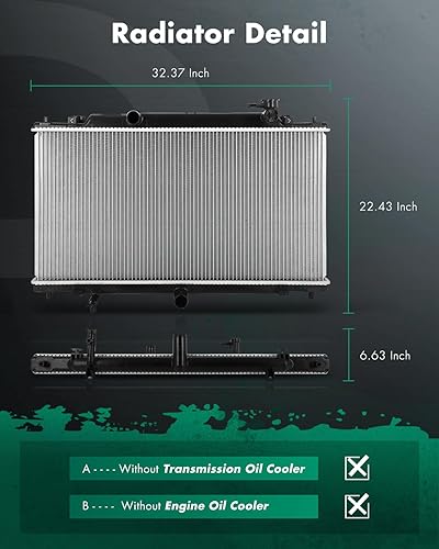 Miniatura 218 de SCITOO Radiador 2990 para Honda 2008-2012 para Accord 2.4L 2012-2015 para Honda para Crosstour 2.4L