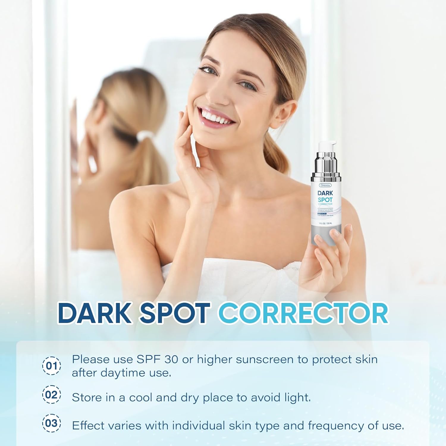 Dark Spot Remover for Face Body Serum Skin Brown Spot Remover Dark Spot Corrector Glow Serum Age Spot Remover Brighten Even Tone Improves Hyperpigmentation Gentle and Non-Irritating for Women and Men - Image 7