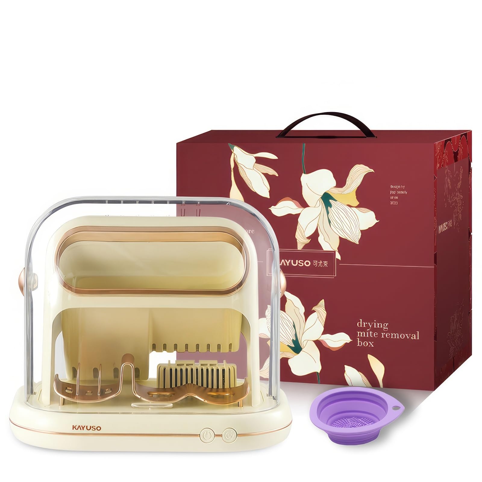Asciuga pennelli for trucco, detergente for pennelli elettrico for trucco, asciugatura rapida automatica, cottura lenta a temperatura costante senza danneggiare le setole, set for pulizia pennelli for