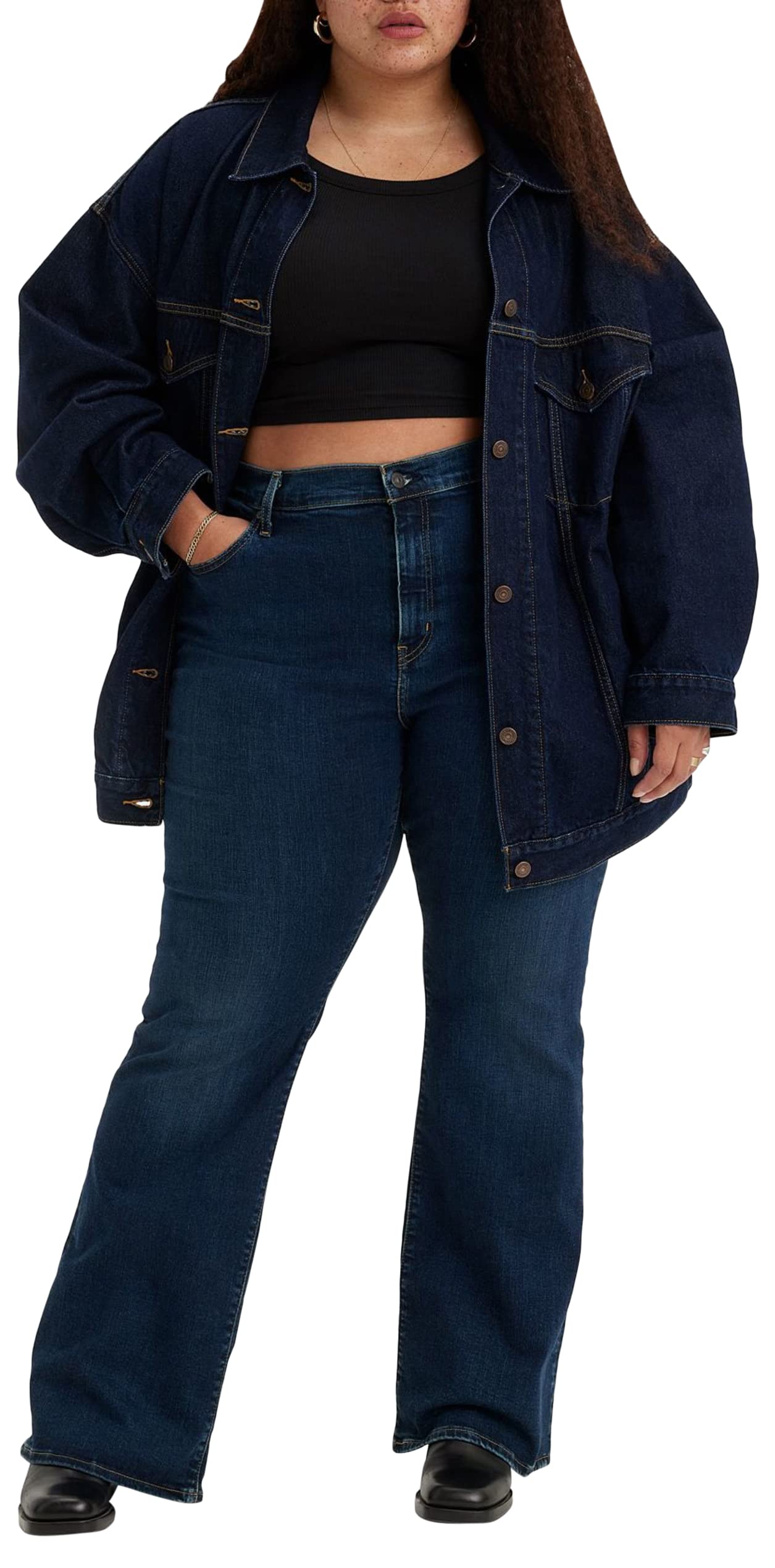 Levi'sWomen's Plus Size 726 High Rise Flare Jeans