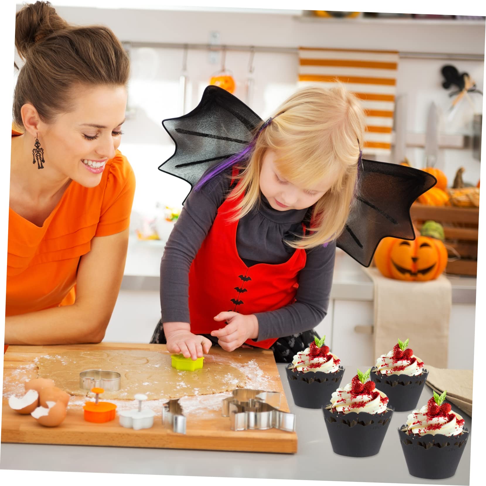 UPKOCH Lot De 3 Caissettes À Creuses Design Unique Pour Halloween 50 Pièces X 3