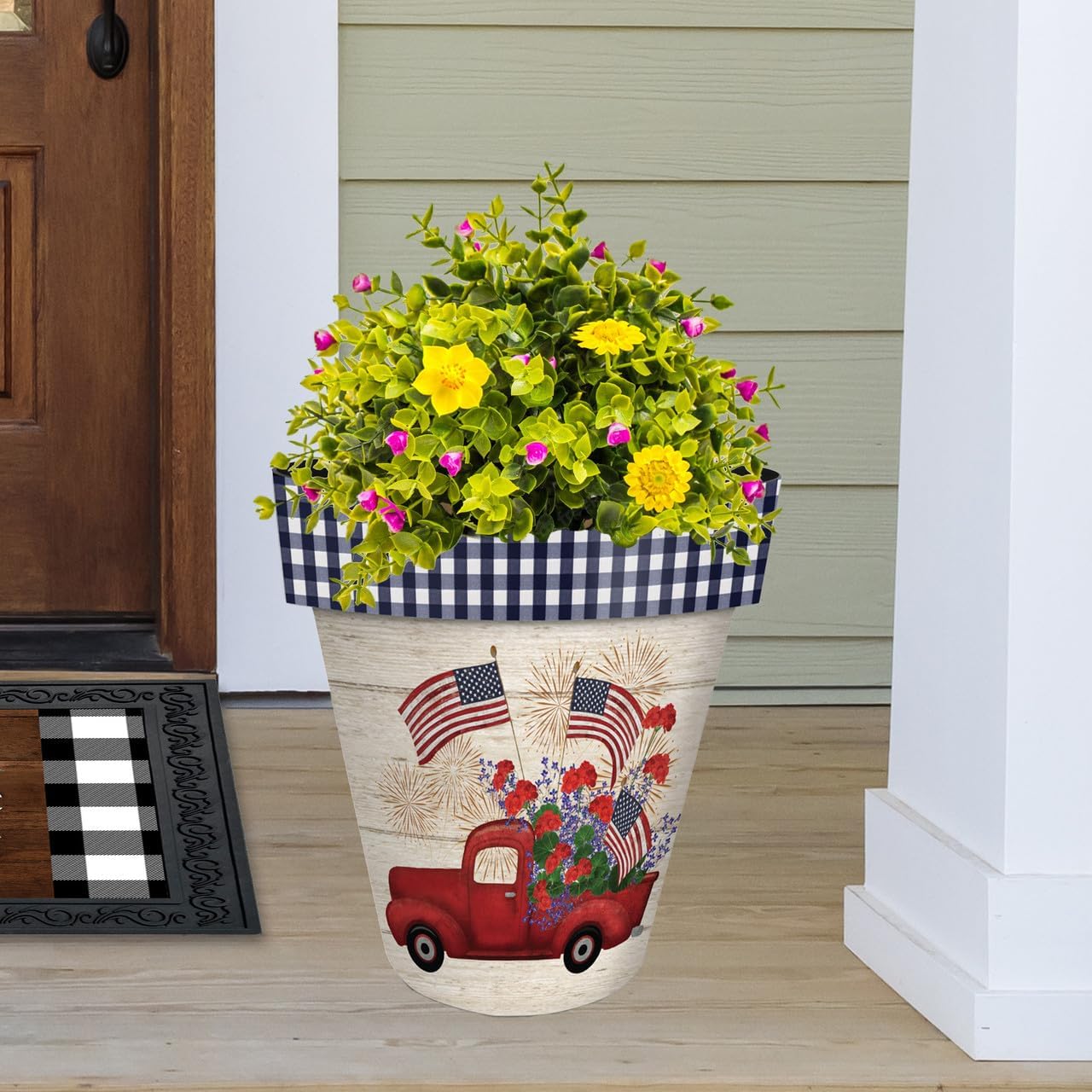Briarwood Lane Stars and Stripes Truck Large Planter