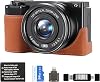 Cameras for Photography 12X Optical Zoom: 64MP 4K Digital Camera with 1/2.8-Inch Sensor, Auto-Focus Video Camera Built-in Wi-Fi Includes 64GB Memory Card