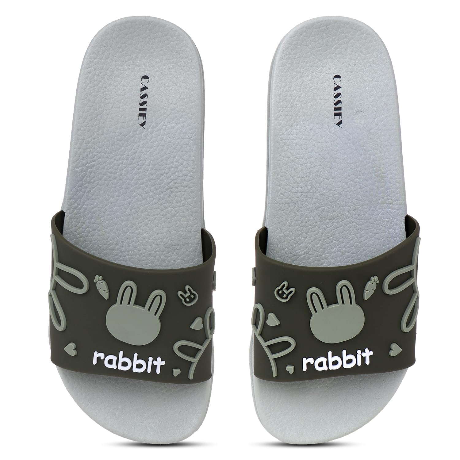 CASSIEY Daily Use Rabbit Design Slippers For Women/Home Slippers/All day wear- Green (B0D67KSLNP) Amazon Price History, Amazon Price Tracker