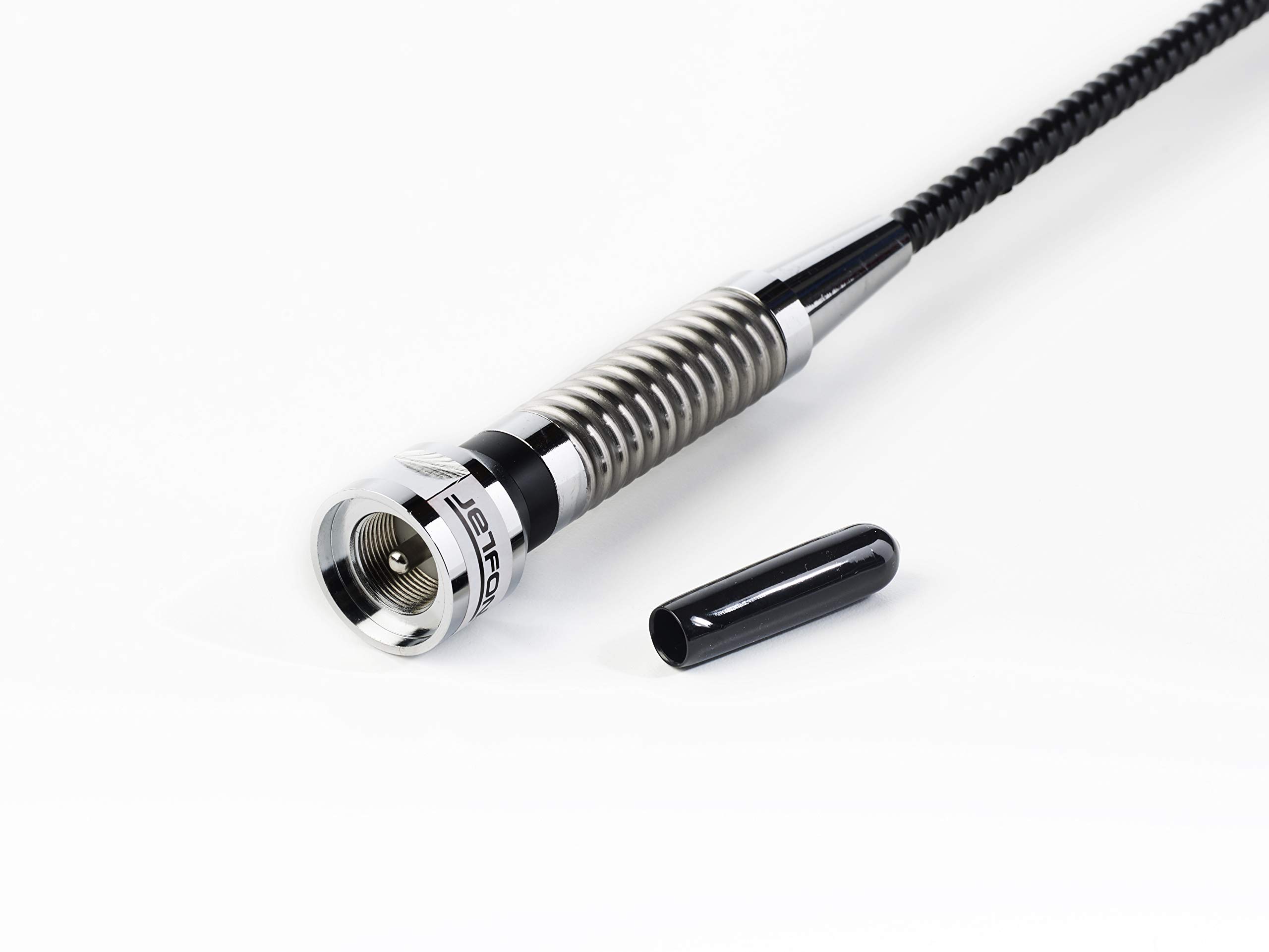 M-1100 Antena Móvil CB 27MHz - Longitud 71cm, Ganancia 2dB, Potencia 150W - Conector PL-259, Ideal para Camiones, Caravanas y Balcones