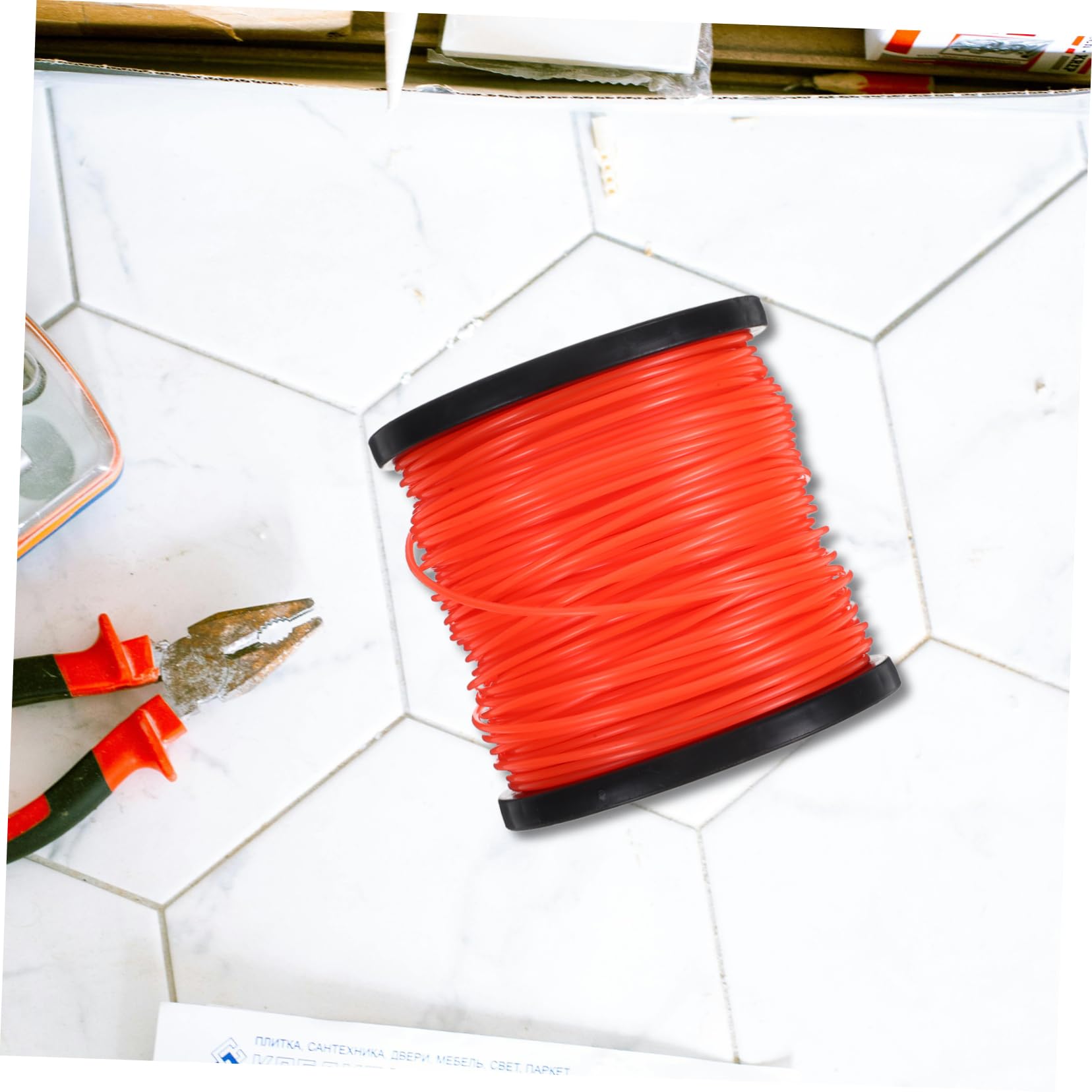 TOYANDONA Cuerda De Hierba Hilo De Nailon para Cortacésped Redonda De Metros Accesorios para Recortadora para Jardinería y De Césped