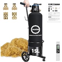 AKM Spotless Water System for car wash,Pre-Filled with DI 5L Resin, with Bypass, DI Water System,Garden Hose Quick Connector, Deionized Water System for RV, Vehicles, Bikes, Boats, No Spots