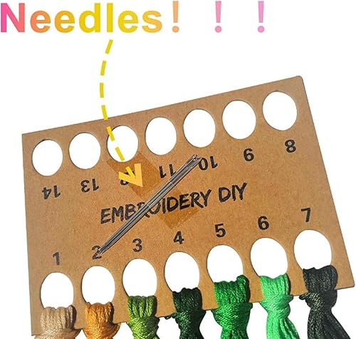 Miniatura 60 de Santune - Kit de bordado para adultos principiantes, kits de punto de cruz, patrones de mariposa e instrucciones (idioma español no garantizado)