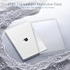 Funda MOSISO Compatible con MacBook Pro 14 pulgadas M5 M4 M3 M2 M1 2026-2021 | A3427 A3426 A3434 A3112 A3185 A3401 A2918 A2992 A2779 A2442, Kit 3 en 1 Carcasa rígida reforzada con absorción de impactos, transparente mate 7