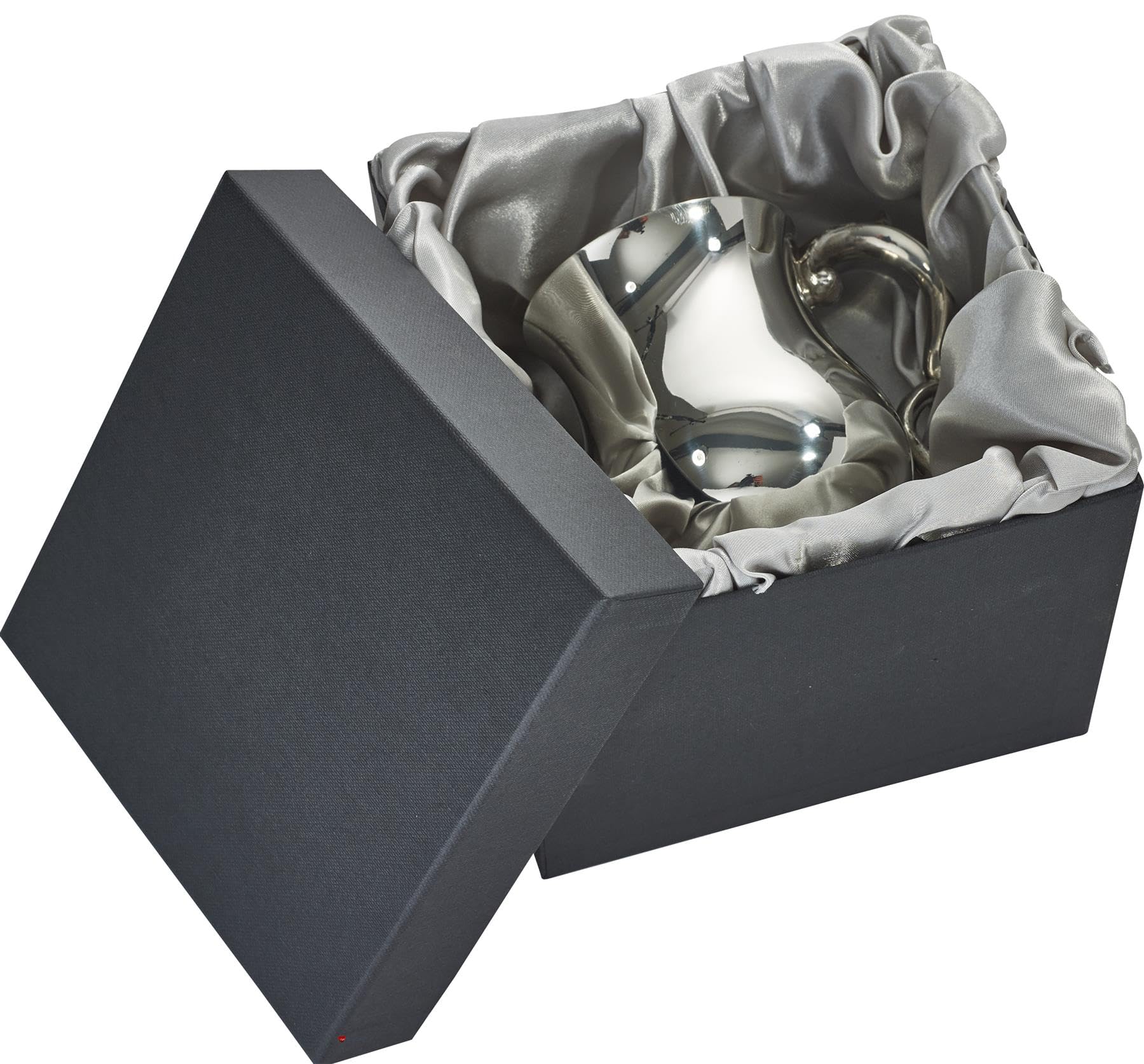 I Luv Ltd Grey Silk Lined Presentation Box Perfect For Single Half Pint Pewter Tankard Display (Box Only)