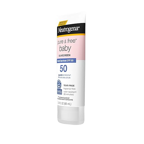 Miniatura 9 de Neutrogena Pure & Free, loción protectora solar para bebés SPF 50, sin lágrimas, sin fragancia