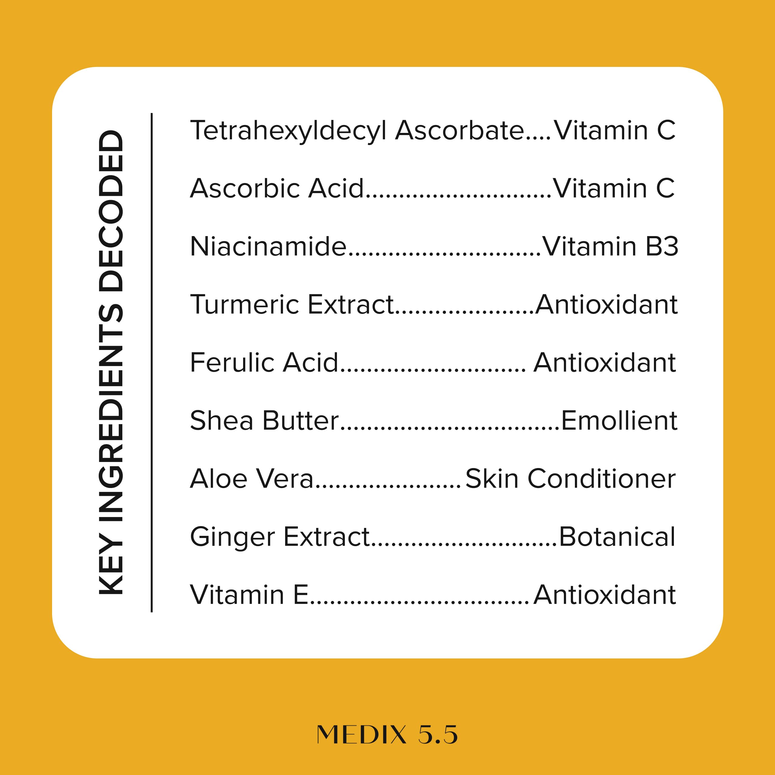 Medix 5.5 - Retinol-Körpercreme + Vitamin C Lotion, Anti-Falten, schlaffe und faltige Haut, Vitamin C Creme
