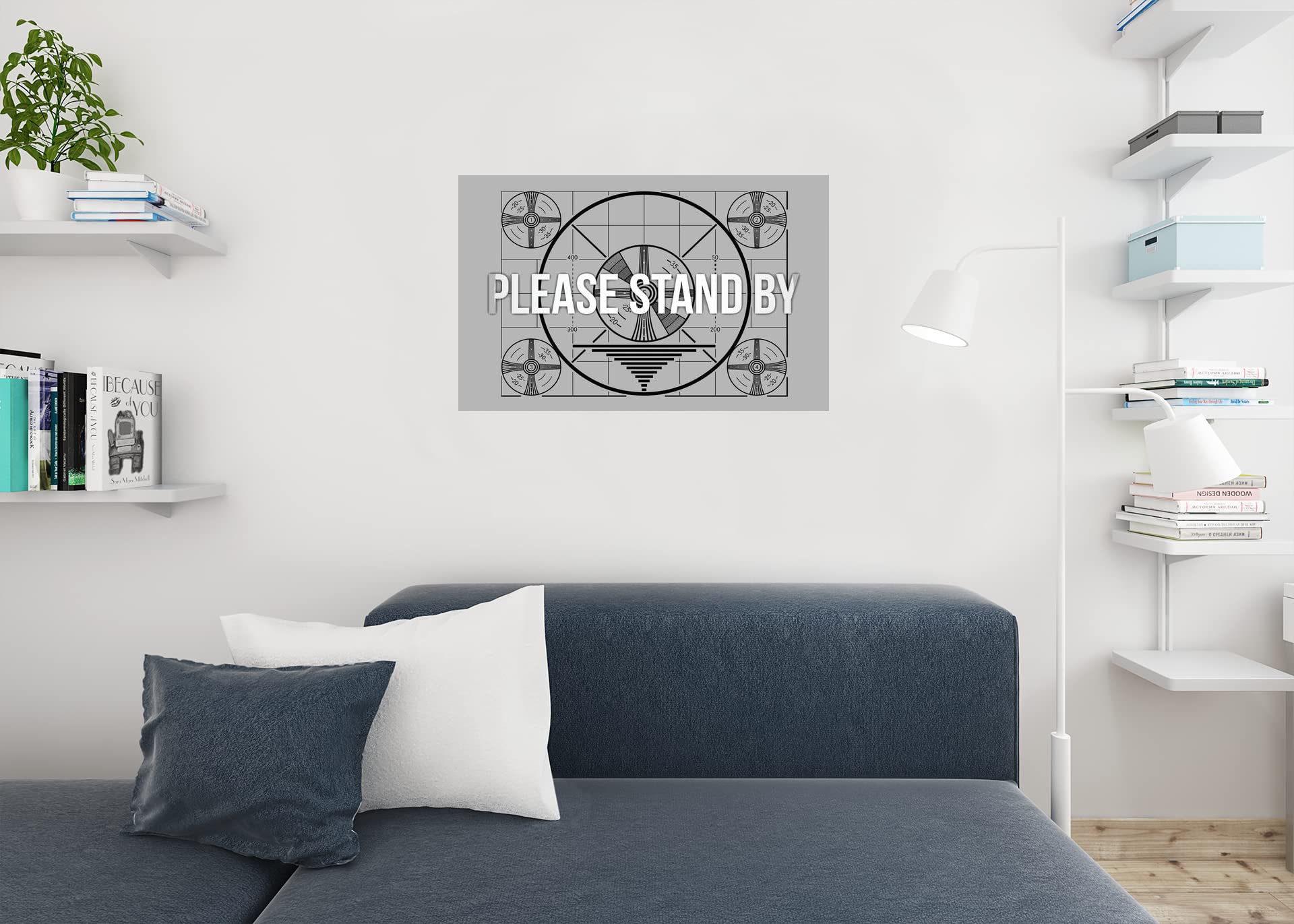 Amazon.co.jp: Please Stand By Test Pattern クラシックヴィンテージ