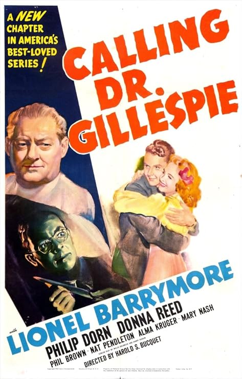 Amazon.com: Posterazzi Calling Dr. Gillespie Us Center Donna Reed Top Left:  Lionel Barrymore Phil Brown 1942 Movie Masterprint Poster Print, (11 x 17):  Posters & Prints