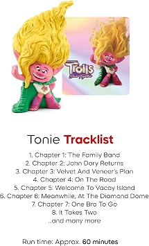 Tonies Viva Audio Toy Figurine from Dreamwork's Trolls Band Together