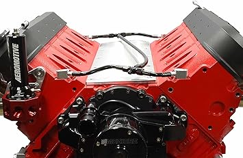 ICT Billet LS Cylinder Head Coolant Steam 4 Port Crossover Hose Kit DBC DBW Throttle Body Stainless Steel Braided Hose Kit