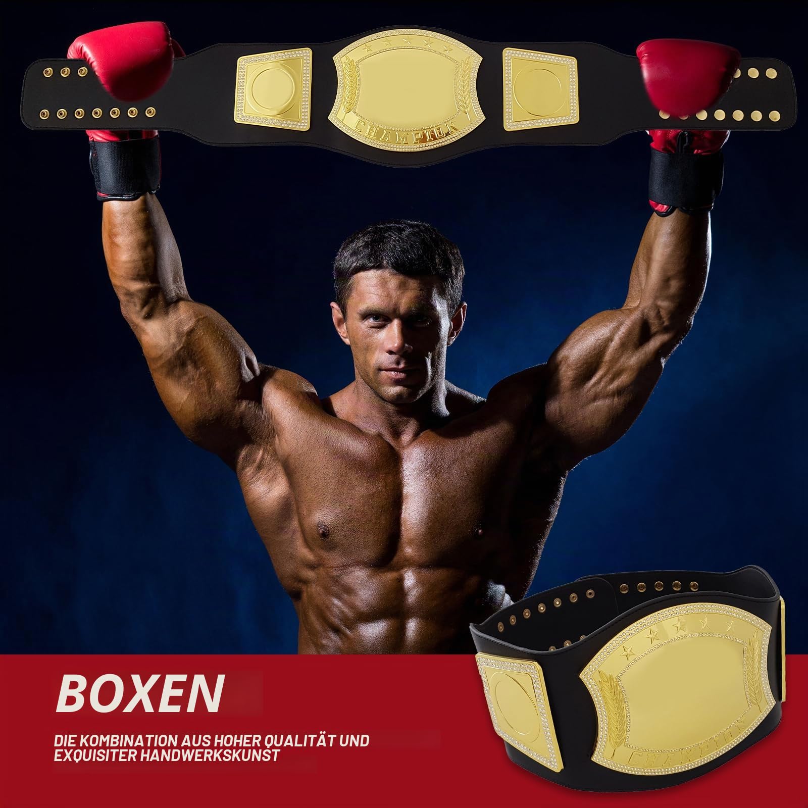 Meisterschaftsgürtel, anpassbarer Wrestlinggürtel, komplett personalisiert für alle Sportarten – Custom Wrestling Championship Belt Championship Belt Blank Champion Belt Award