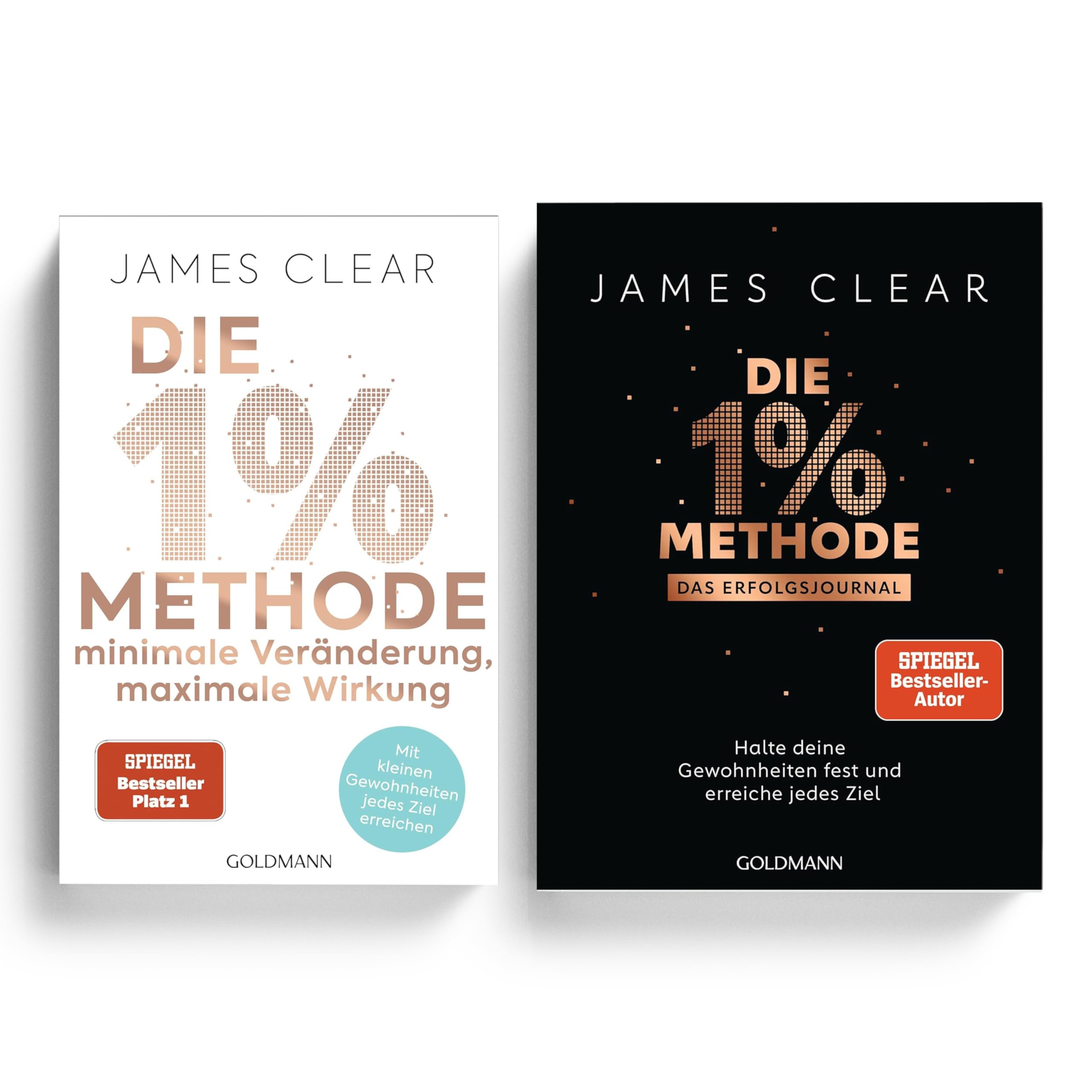 James Clear Bücherset, Die 1%-Methode + Erfolgsjournal, Veränderung von Gewohnheiten, inkl.…