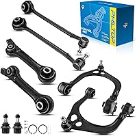 Vista 43 de PHILTOP Kit de suspensión ajustable de elevación de 1-6 pulgadas, 4 piezas de brazos de control superiores e inferiores delanteros compatibles