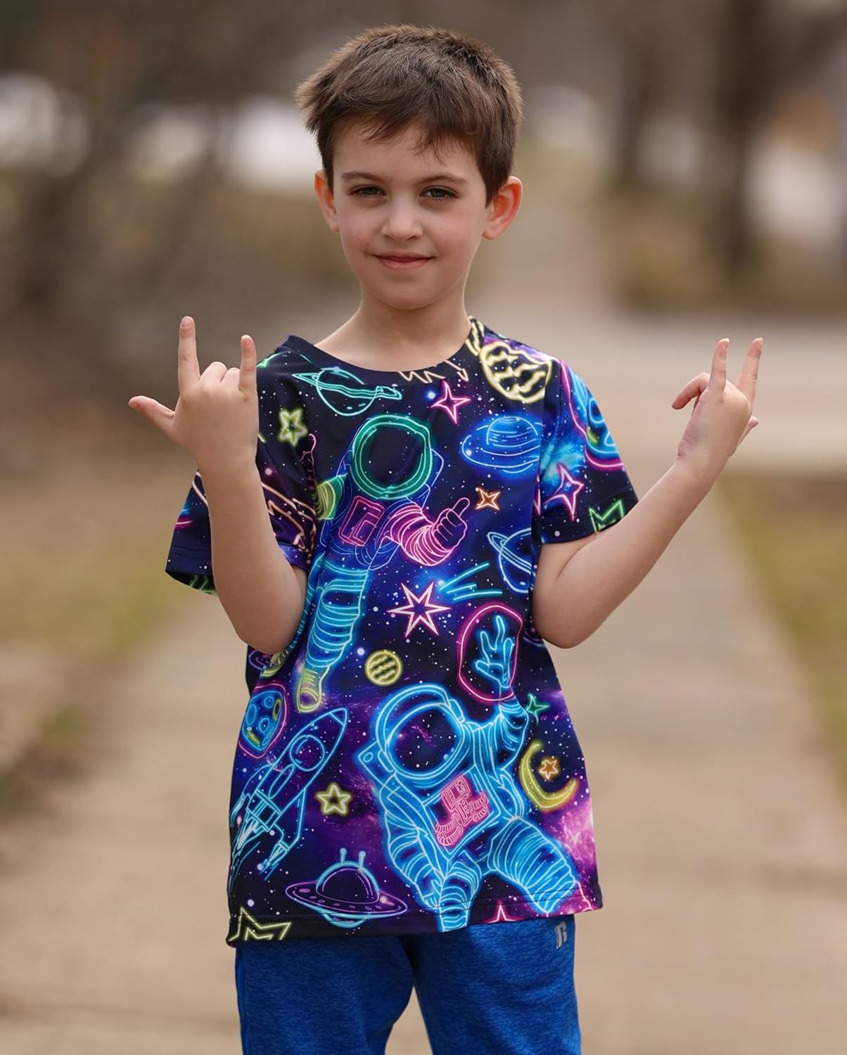 Idgreatim Boys Novelty Shirt Kids 3D Graphic T-Shirt Short Sleeve Crewneck Tees Size 4-14T - Image 4