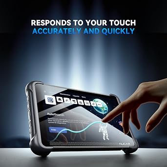 mucar Tempered Glass Screen Protector 892BT Scanner - 9H Hardness, HD Clarity, Anti-Scratch & Easy Installation