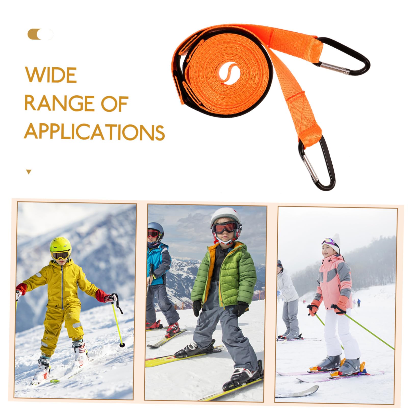 BESPORTBLE and Girls Ski Harness Ski Teaching Strap Skiing Shoulder Harness Outdoor Supply for Skiing Skating