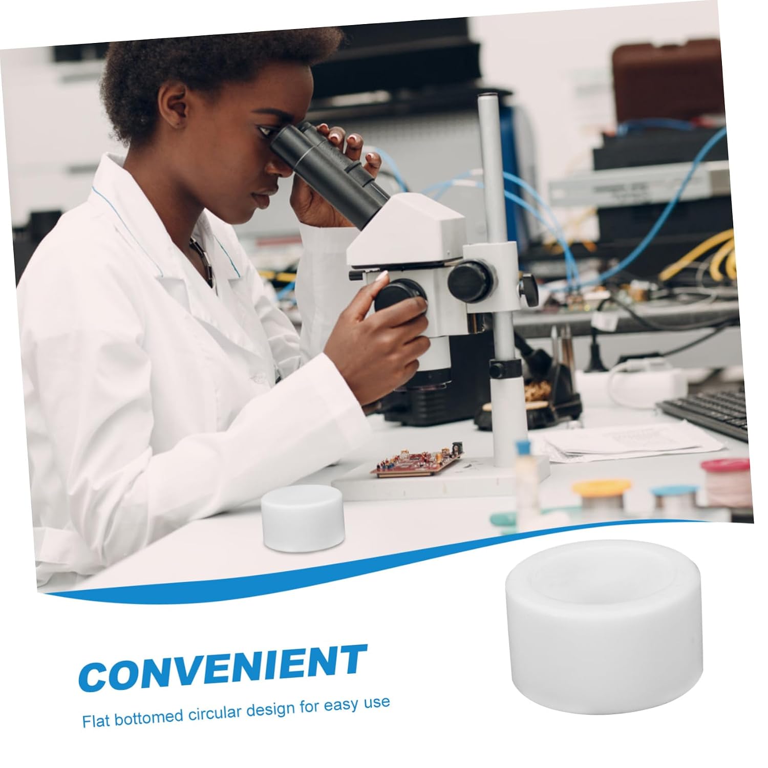 Zerodeko PTFE Evaporating Dish Shape Culture Dish for Laboratory Use Petri Dish for Stable Evaporation Process