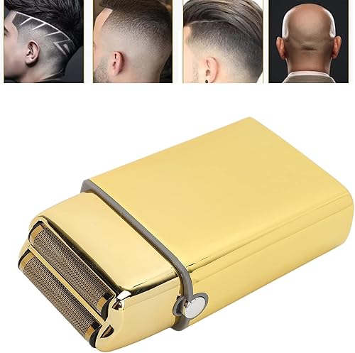 Miniatura 2 de RTLR Afeitadora multifuncional, potente afeitadora eléctrica portátil con hoja de acero inoxidable, bajo ruido, carga USB, oro