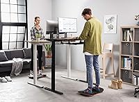 Vista 2 de FEZIBO Alfombrilla de Escritorio de Pie con Tabla de Equilibrio, Alfombrilla Antifatiga para Escritorio de Oficina, Tabla de Equilibrio con Diseño