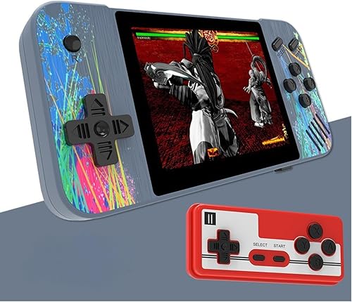 Miniatura 8 de Consola de juegos portátil retro, pantalla HD de 3.5 pulgadas, 800 juegos clásicos, modo de juego para un jugador o para 2 personas, Gameboy,
