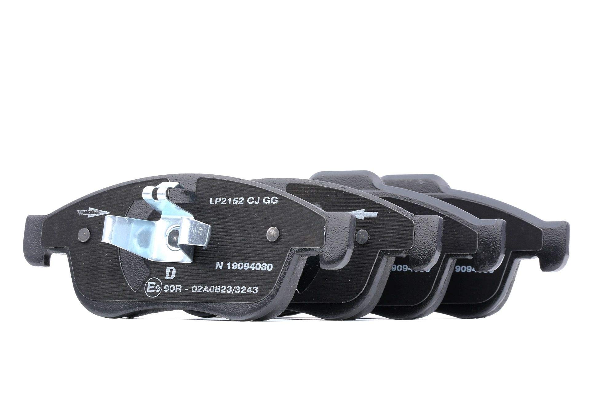 Delphi Kit Pastiglie Freni Non Predisposto Per Visualizzazione Avviso Usura Senza Accessori LP2152-image