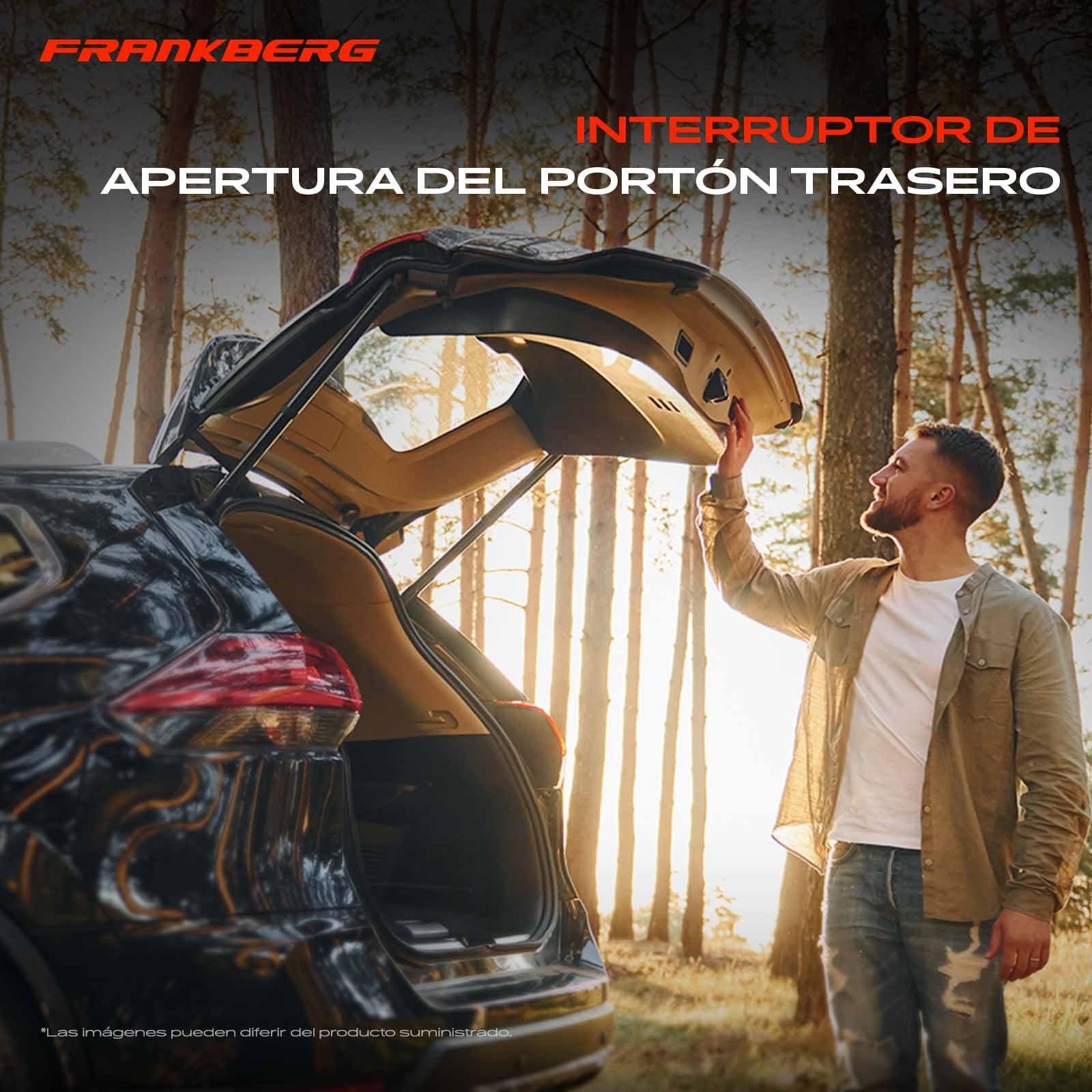 Frankberg Manilla del portón trasero Cerradura de la puerta Compatible con X1 E84 Serie 3 Touring E91 Serie 5 Touring E61 X5 E70 Serie 5 E60 Replace# 51247118158