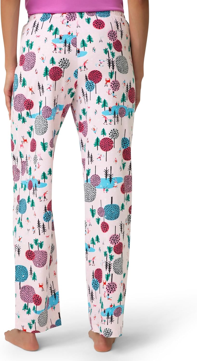 HUE womens Sleep and Lounge Pajama Separates, Christmas and Holiday Collection - Image 2