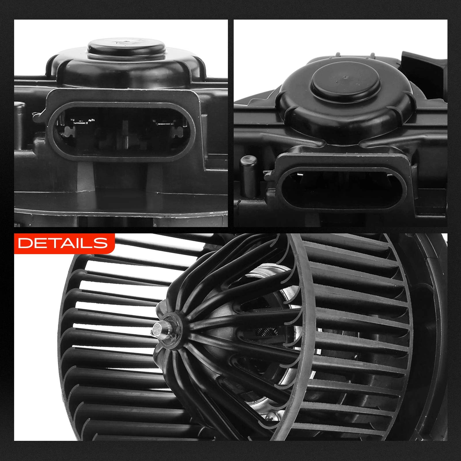 Frankberg Motor del ventilador del calefactor Compatible con S.a.n.d.e.r.o Logan MCV KS Wind E4M Logan LS Logan Express FS Replace# 6001547691