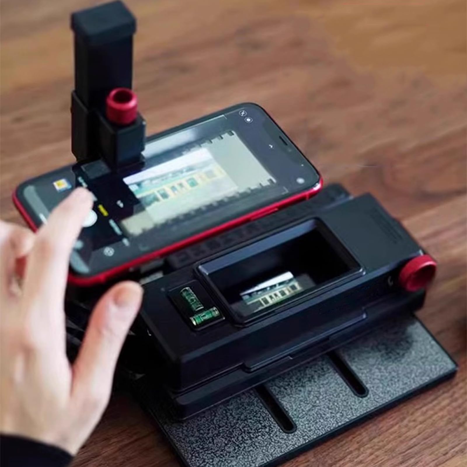 Film Scanner - Sistema di digitalizzazione negativo e diapositiva da 35 mm e 120 con pannello luminoso e clip fissa, compatibile con telefoni e fotocamere DSLR