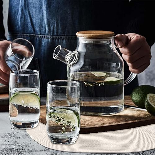 Miniatura 6 de AHHFSMEI Juego de 4 manteles individuales para mesa de comedor, lavables, tejidos, de vinilo, antideslizantes, 18 x 12 pulgadas, resistentes al