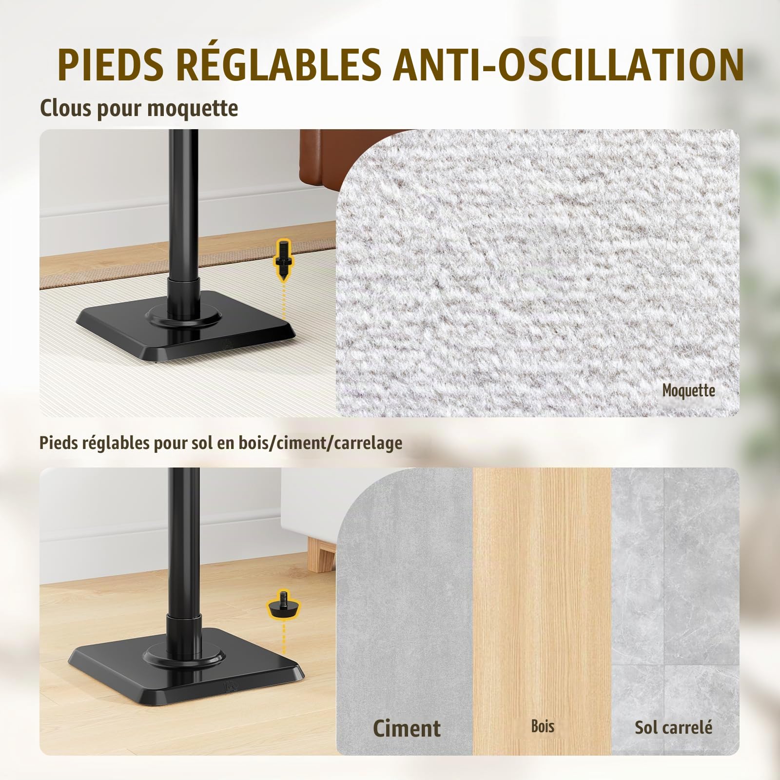Mounting Dream MD5402 Satellite Speaker Stands & Small Bookcases