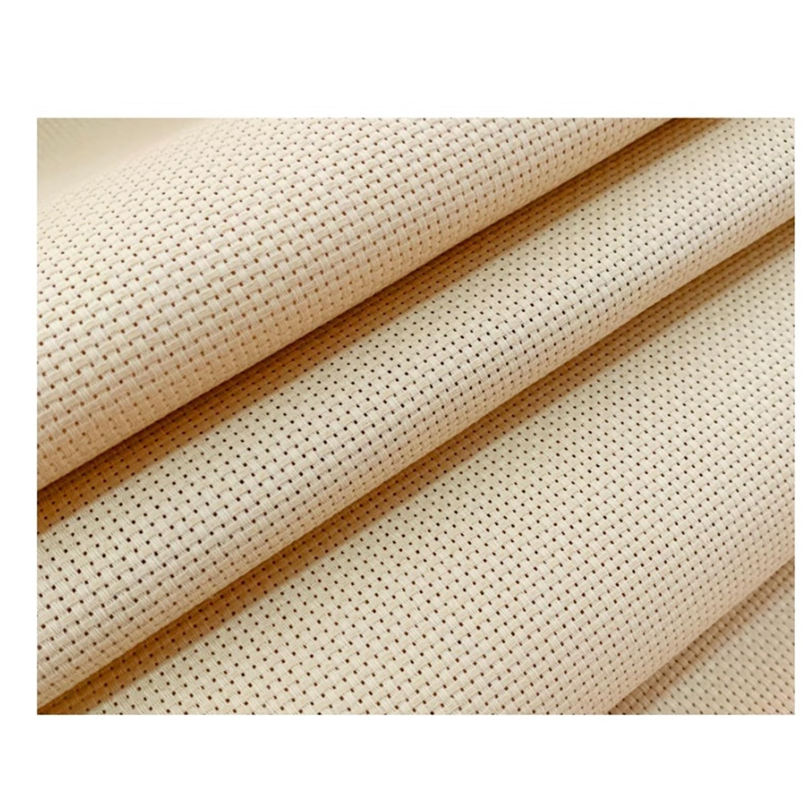 Tela Aida Per Punto Croce Tela Aida for punto croce, 11 ct, 14, 18, 16, 25, tela di cotone contato for, riserva caffè chiaro(25ct,75-75)