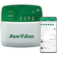 Rain Bird ARC6 App-Based Indoor Smart Irrigation WiFi Timer/Controller, 6-Zone/Station, EPA WaterSense Certified, Compatible with Alexa